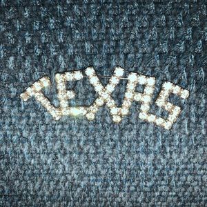 Texas Rhinestone Brooch
